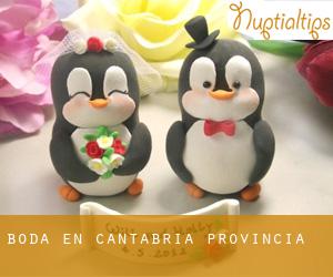 boda en Cantabria (Provincia)