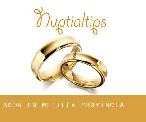 boda en Melilla (Provincia)