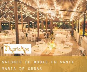 Salones de bodas en Santa María de Ordás