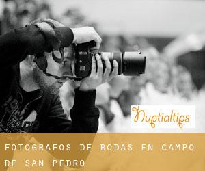 Fotógrafos de bodas en Campo de San Pedro