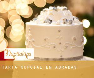 Tarta nupcial en Adradas