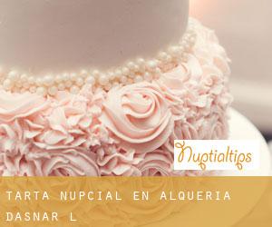 Tarta nupcial en Alqueria d'Asnar (l')